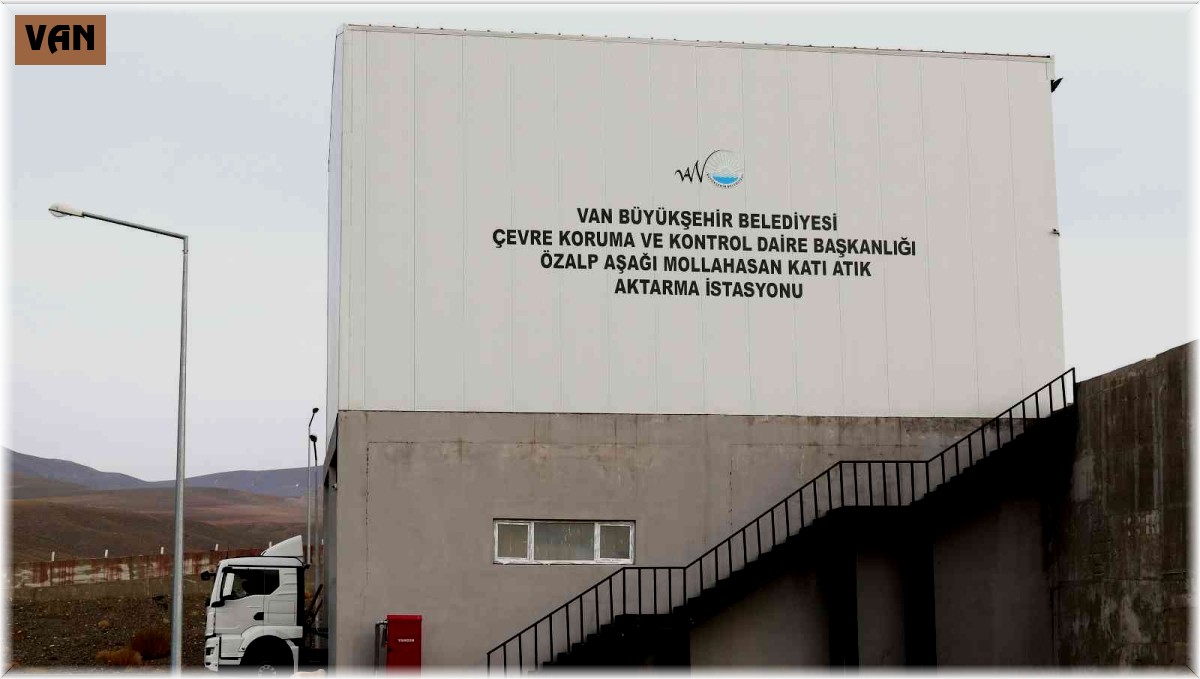 Van'da aktarma istasyonlarında günde 210 ton çöp toplanıyor