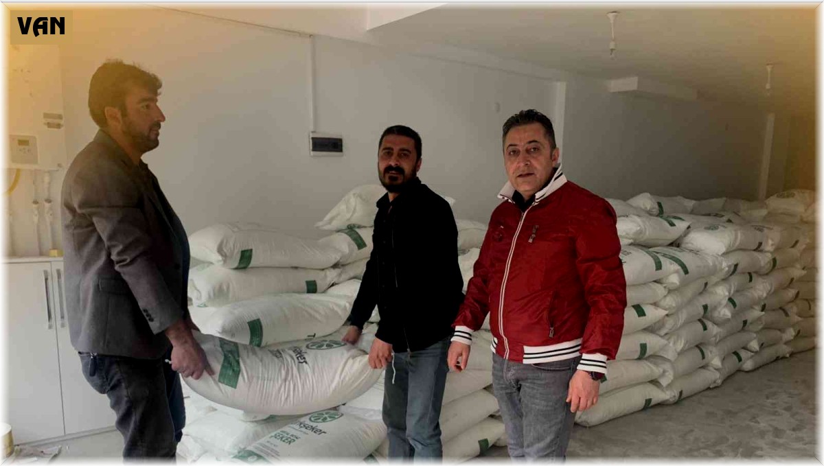 Van'da arıcılara 405 ton şeker dağıtımı