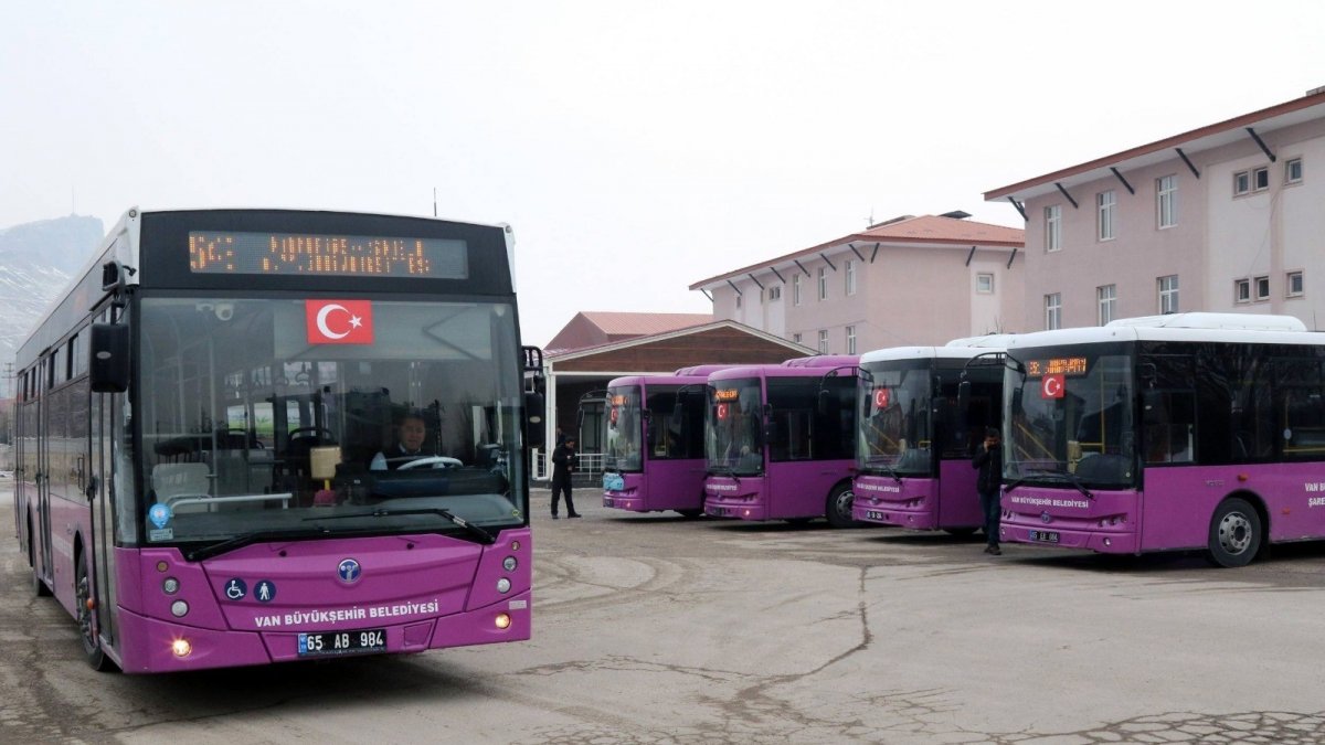 Van'da bayram boyunca otobüsler ücretsiz olacak