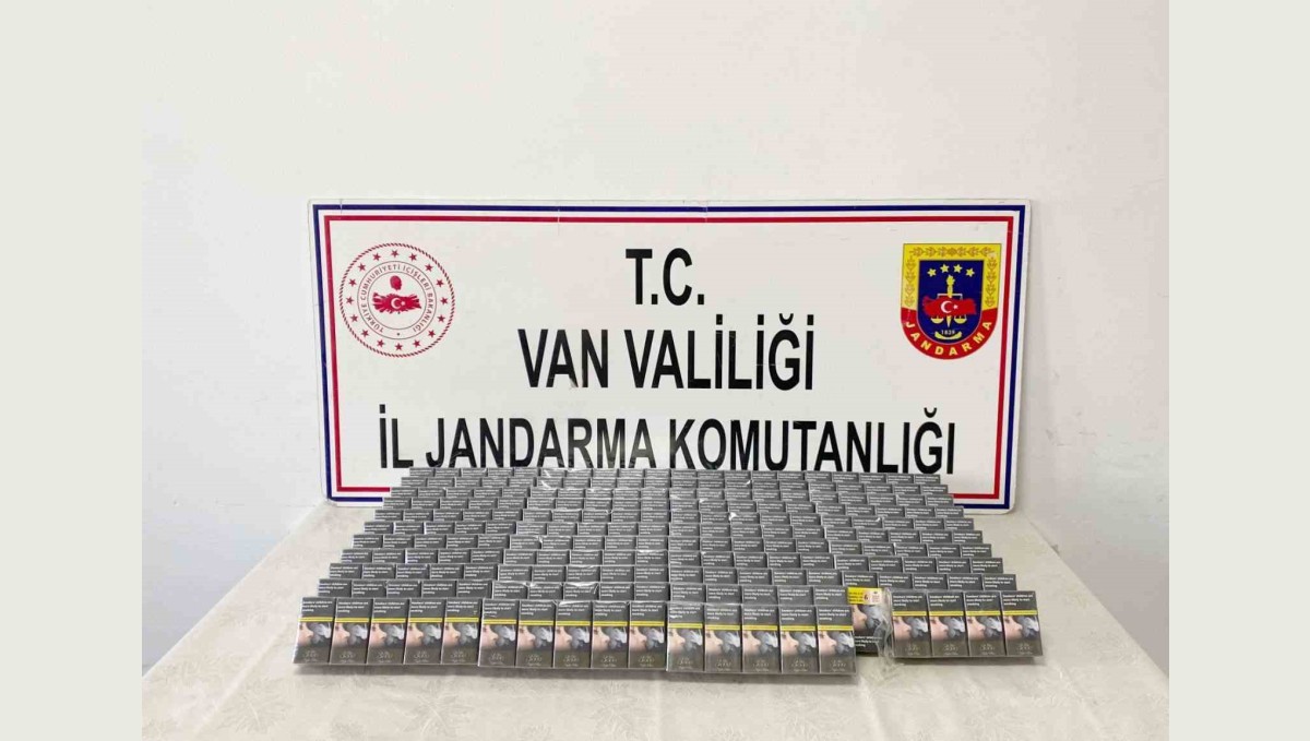 Van'da bin 470 paket kaçak sigara ele geçirildi