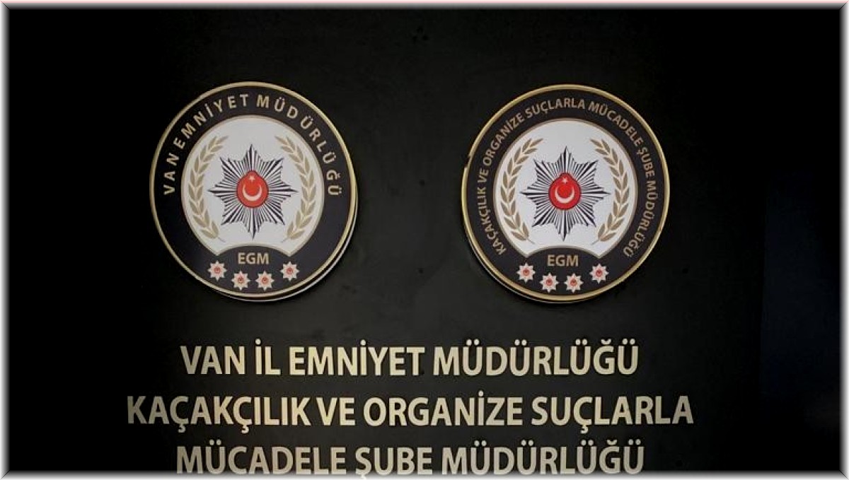 Van'da bin 62 adet tıbbi ilaç ele geçirildi