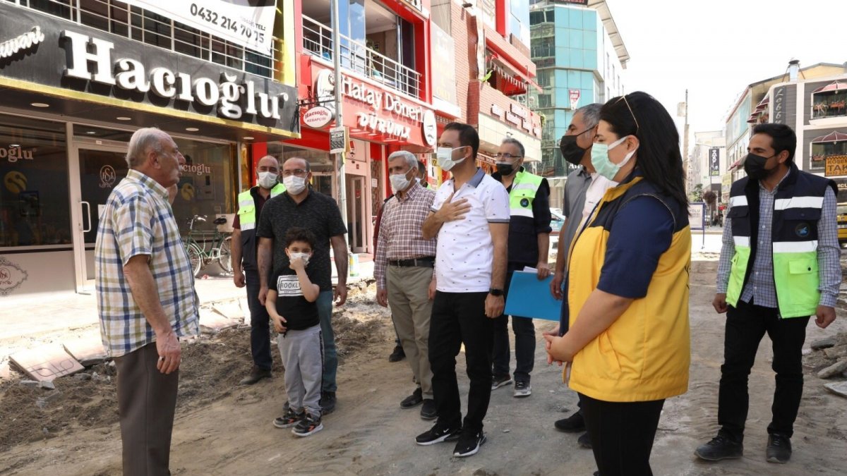 Van'da caddeler yenileniyor