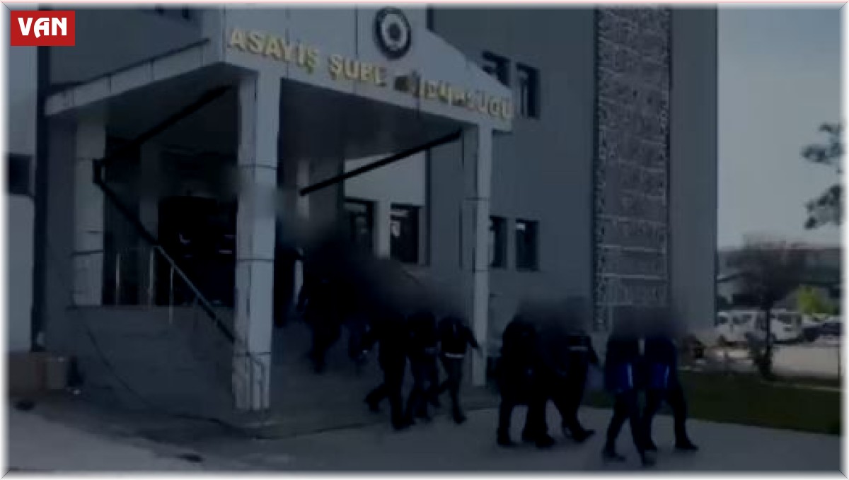 Van'da değişik suçlardan 18 kişi tutuklandı