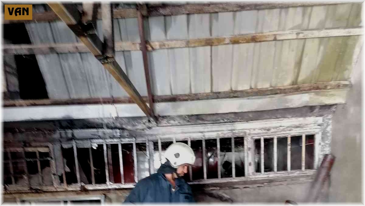 Van'da fırın yangını