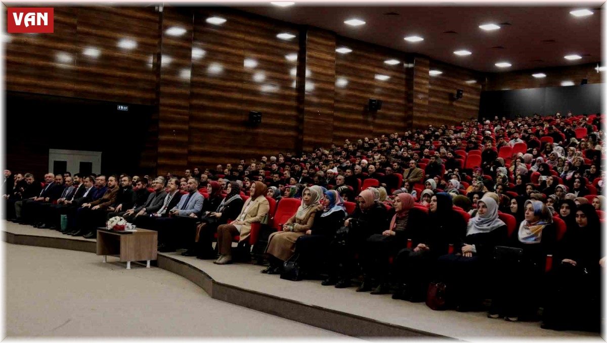 Van'da 'Gazze İle Aile Bağımız' konulu program düzenlendi