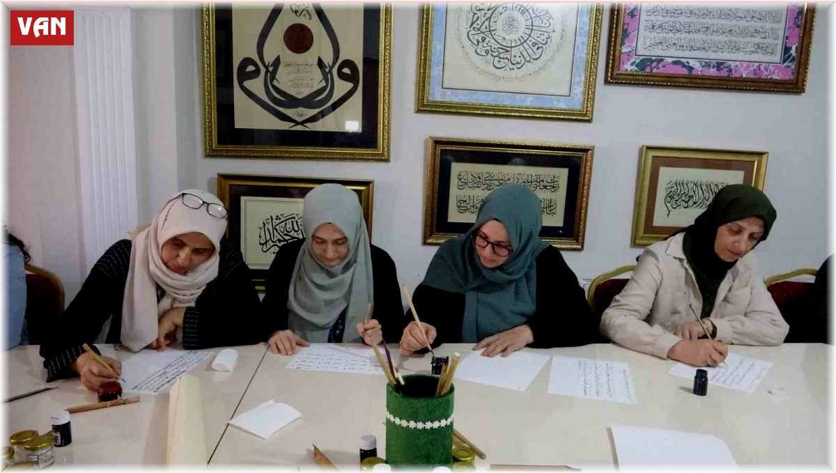 Van'da geleneksel Türk İslam sanatlarına yoğun ilgi