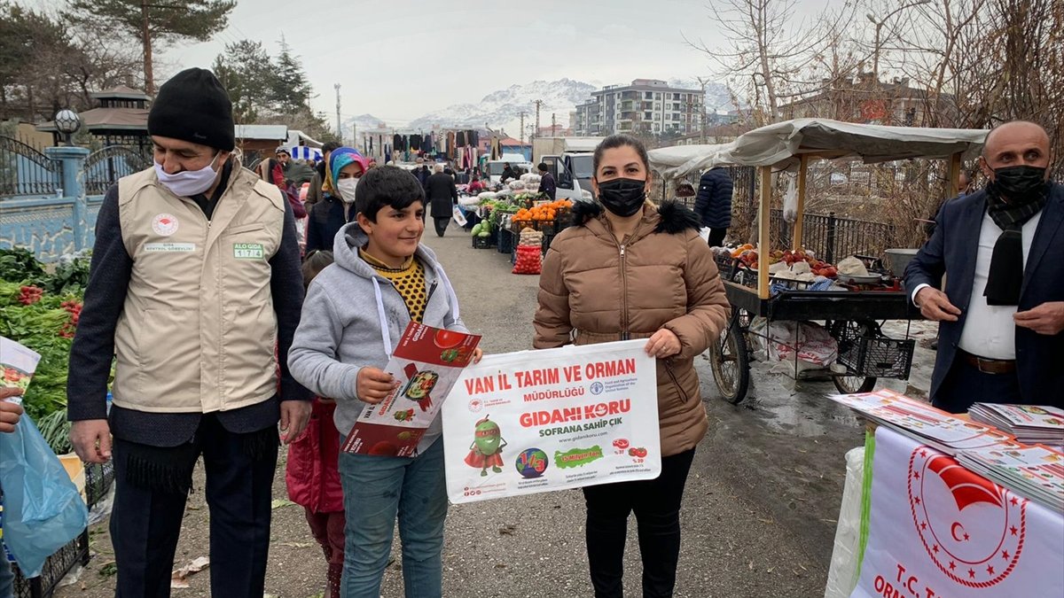 Van'da 'Gıdanı Koru Sofrana Sahip Çık' kampanyasının tanıtımı yapıldı