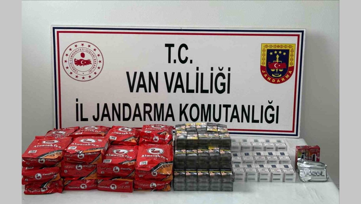 Van'da gümrük kaçağı malzemeler ele geçirildi
