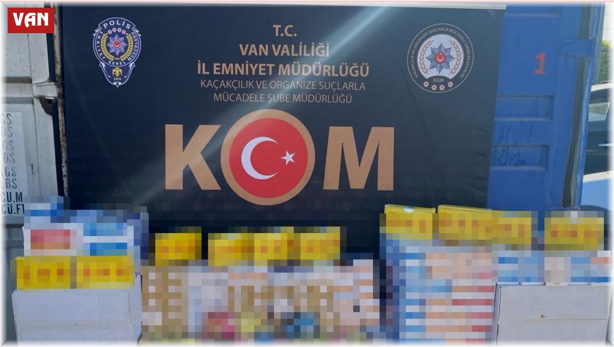 Van'da gümrük kaçakçılığı operasyonu
