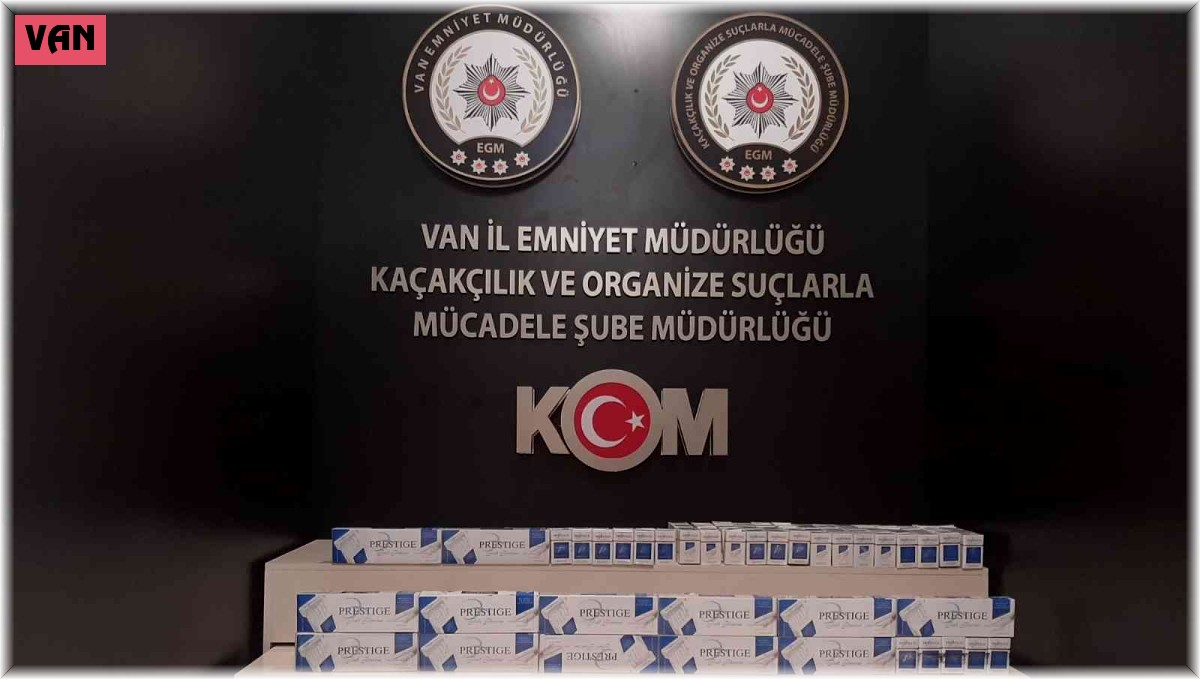 Van'da gümrük kaçakçılığı operasyonu