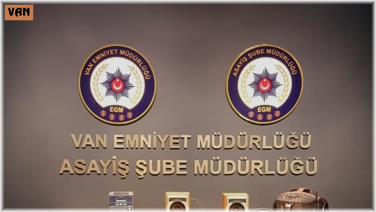 Van'da hırsızlık operasyonu
