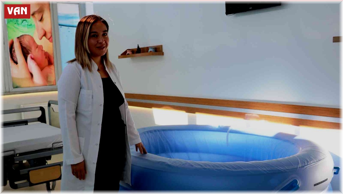 Van'da ilk suda doğum gerçekleşti
