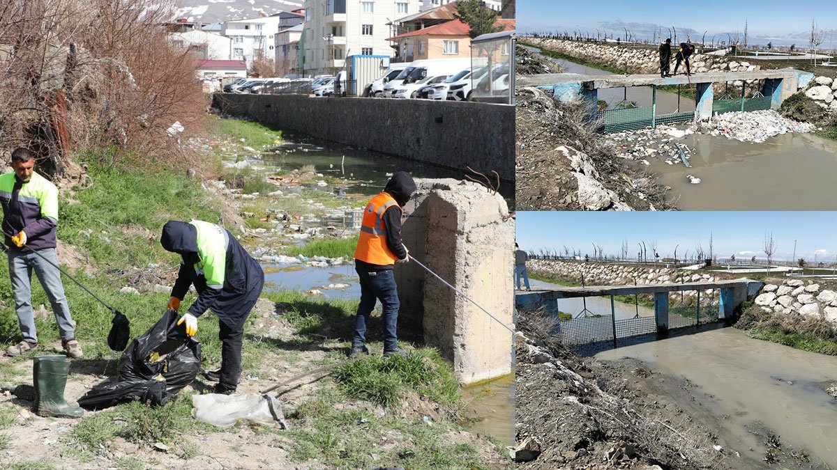 Van'da inci kefalinin göçünü kolaylaştırmak için dere yatakları temizleniyor