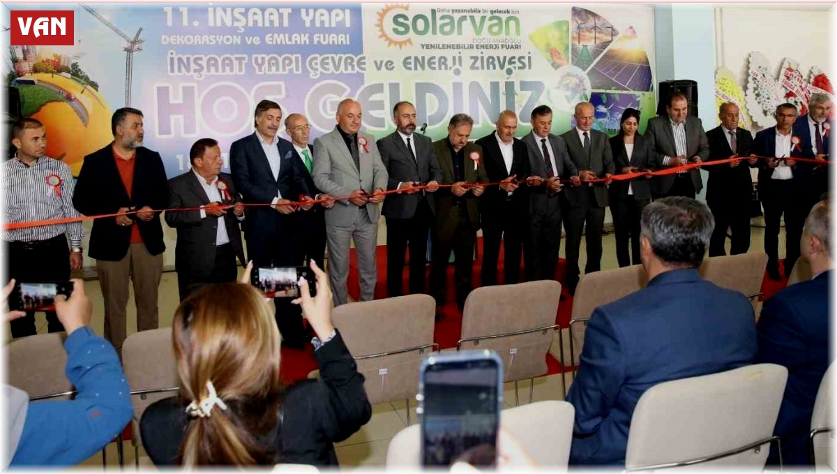 Van'da İnşaat Yapı ve Yenilenebilir Enerji Fuarı kapılarını açtı