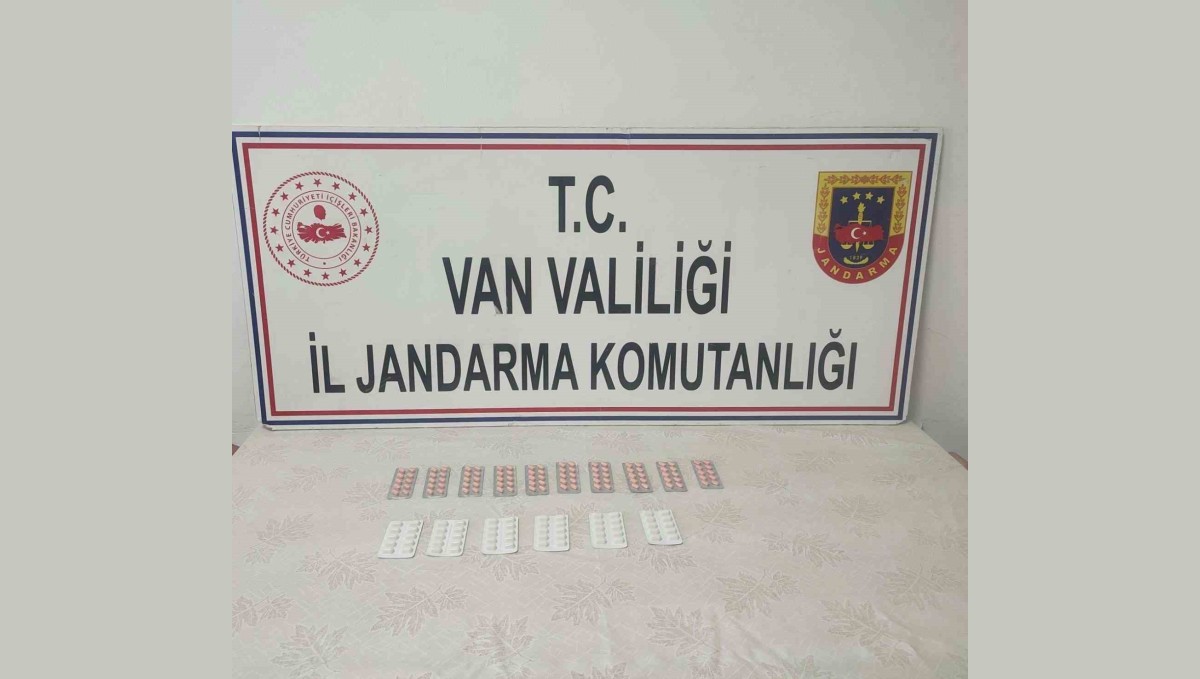 Van'da İran uyruklu şahsın üzerinden 160 adet uyuşturucu hap ele geçirildi