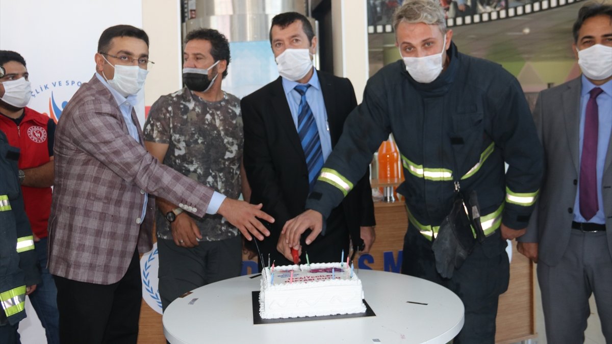 Van'da itfaiye erleri için sürpriz etkinlik