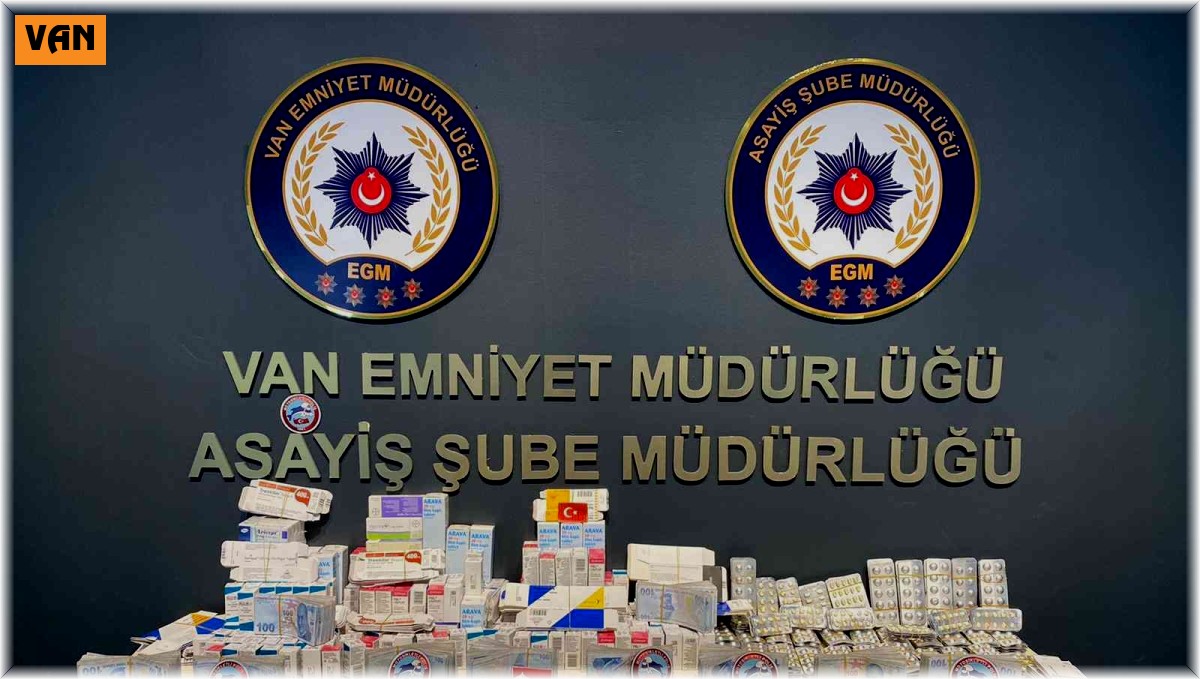Van'da kaçak ilaç ve 100 bin TL ele geçirildi