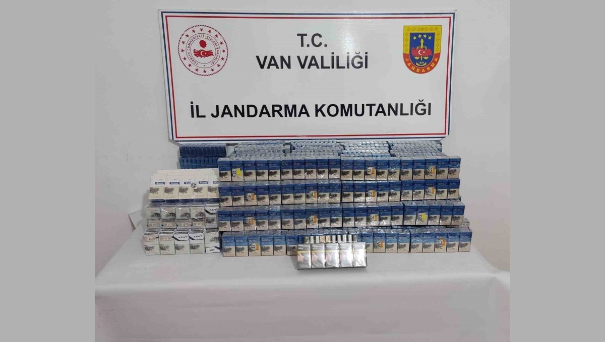 Van'da kaçak sigara ele geçirildi
