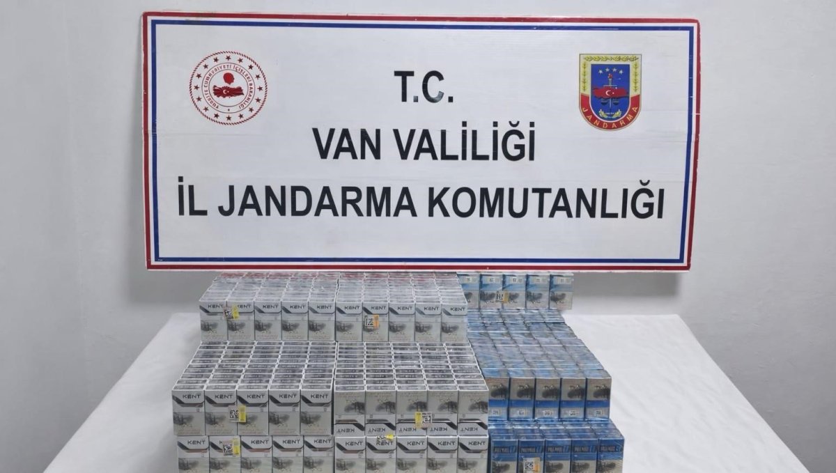 Van'da kaçak sigara operasyonu