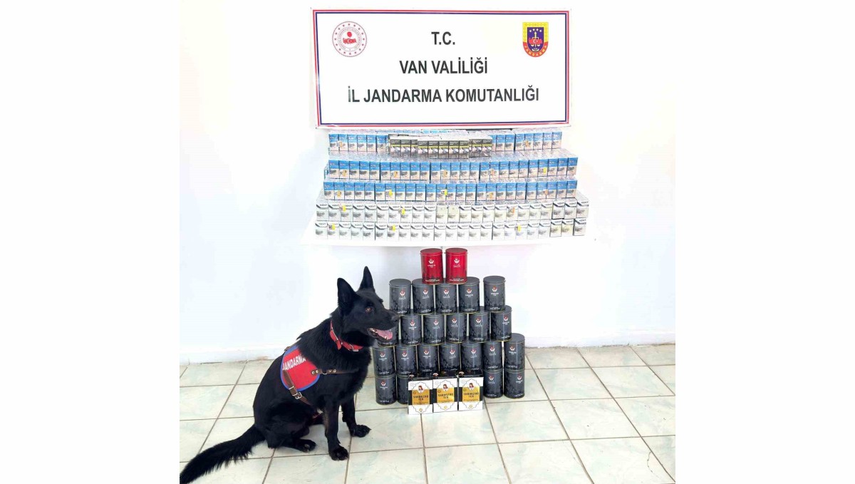 Van'da kaçak sigara ve çay ele geçirildi