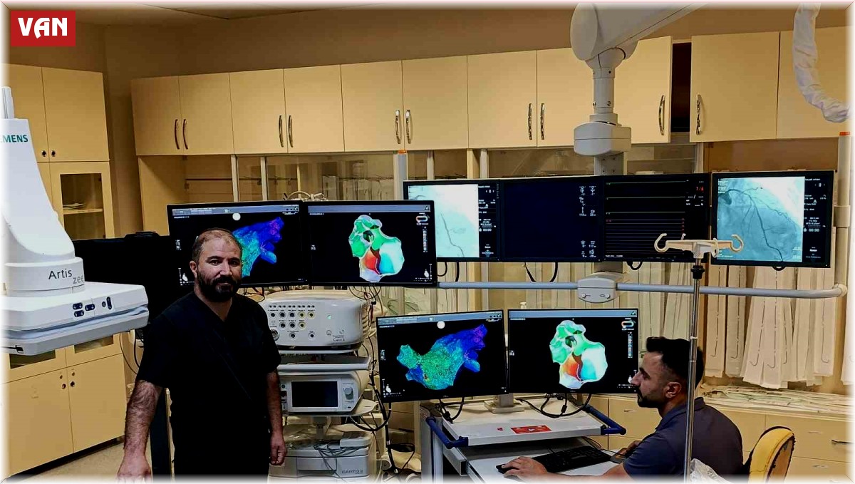 Van'da kalp çarpıntısı ilk kez 'üç boyutlu haritalama' ile tedavi edildi