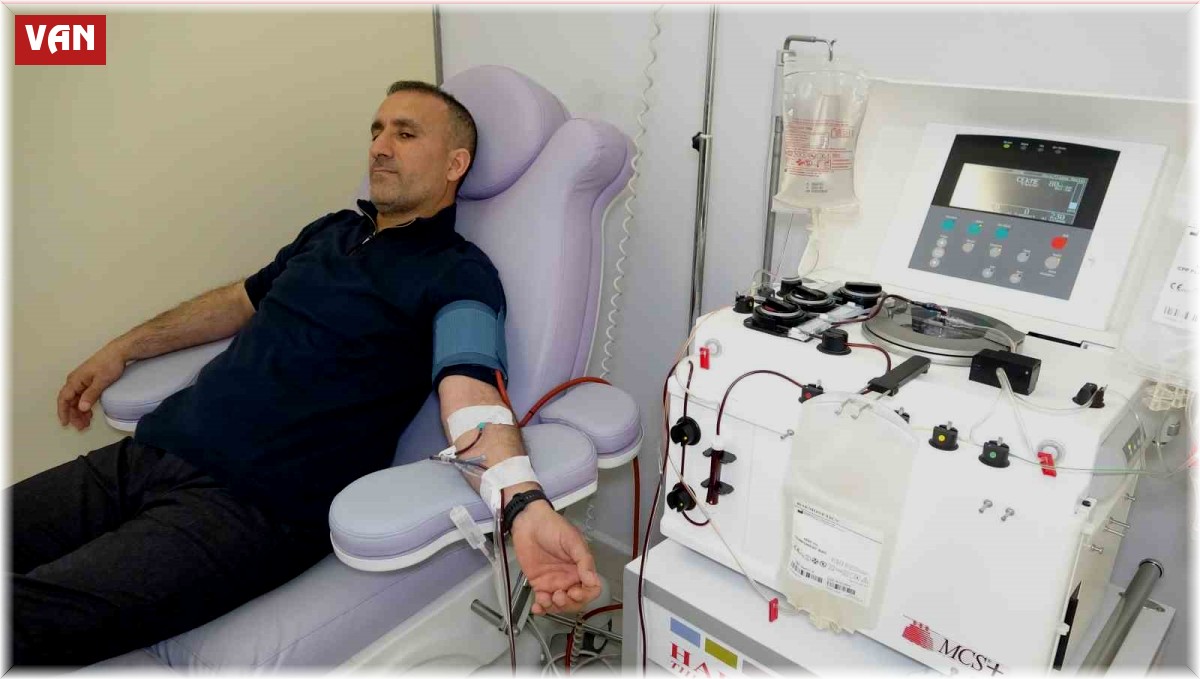 Van'da kanaması durdurulamayan riskli hastaların 'Trombosit' ihtiyacı gideriliyor