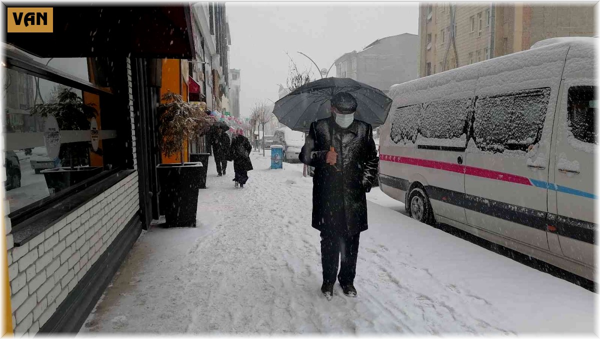 Van'da kar yağışı