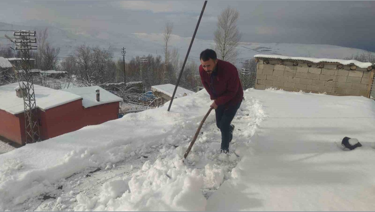Van'da kar yağışı: Yüksek kesimlerde zorlu şartlar