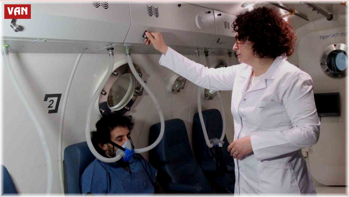 Van'da karbonmonoksit zehirlenmelerine 'hiperbarik oksijen tedavisi' uygulanıyor