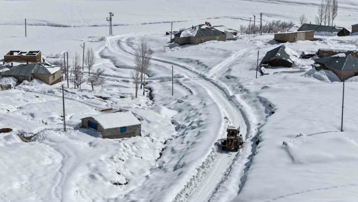 Van'da kardan dolayı kapanan 390 yoldan 355'i açıldı