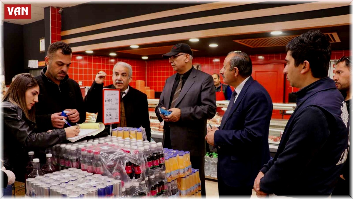 Van'da kasap ve şarküteri denetimi