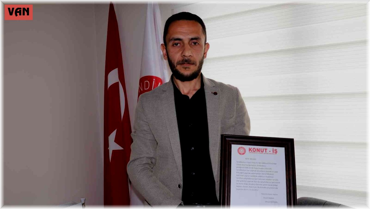 Van'da 'Konut-İş Sendikası Bölge Temsilciliği' kuruldu