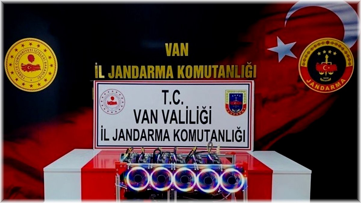 Van'da kripto para üretim cihazı ele geçirildi