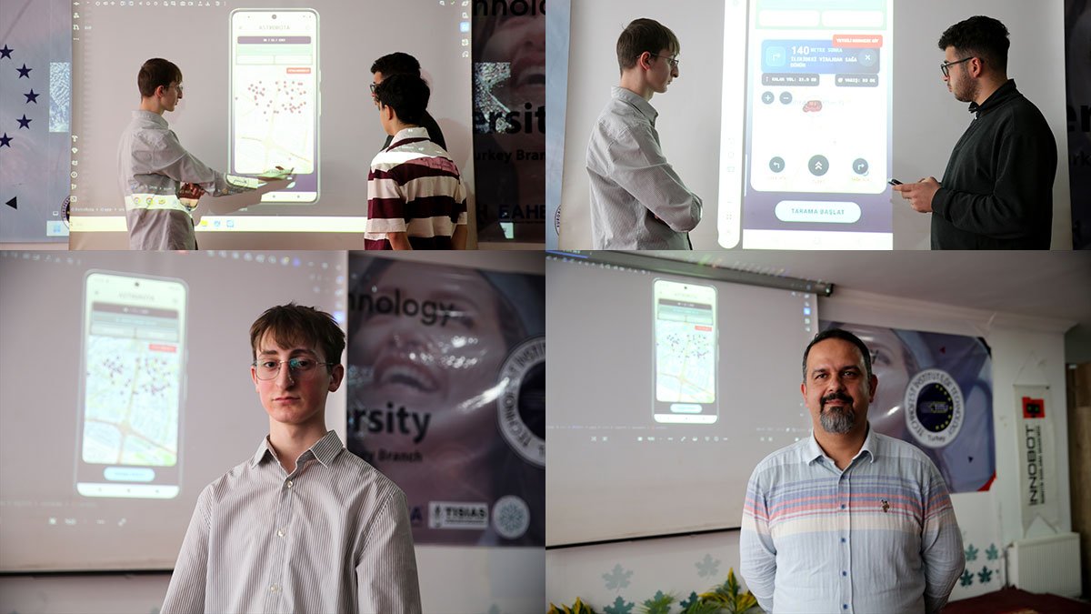 Van'da lise öğrencileri, arama kurtarma ekiplerine zaman kazandıracak yapay zekâ destekli uygulama geliştirdi