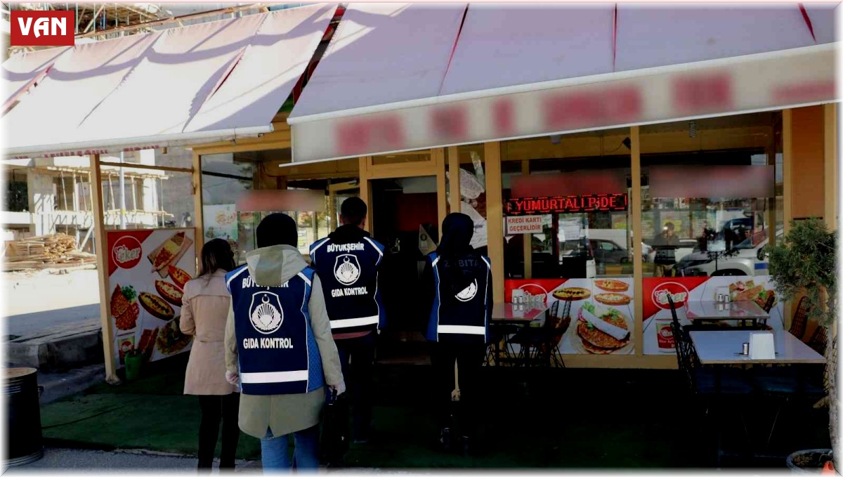 Van'da lokanta ve restoran denetimi