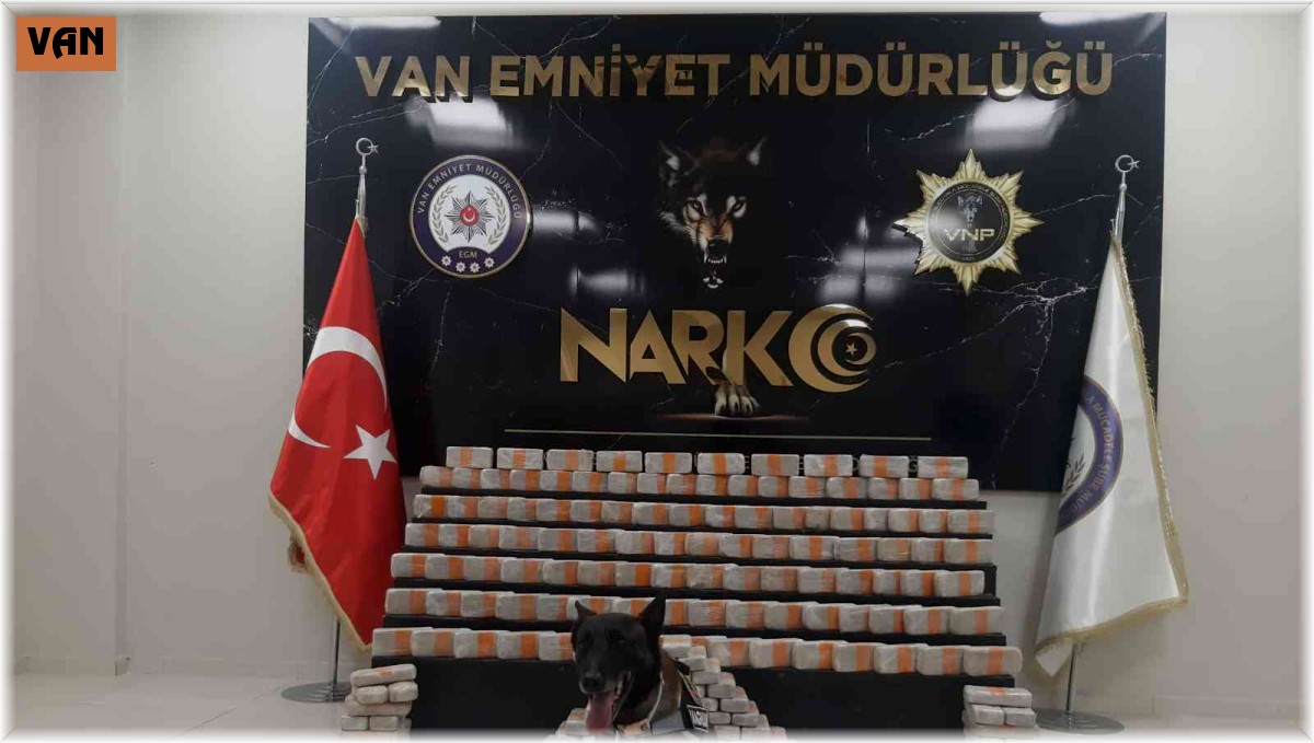 Van'da 'Magnum'lu aramada 104 kilo eroin ele geçirildi
