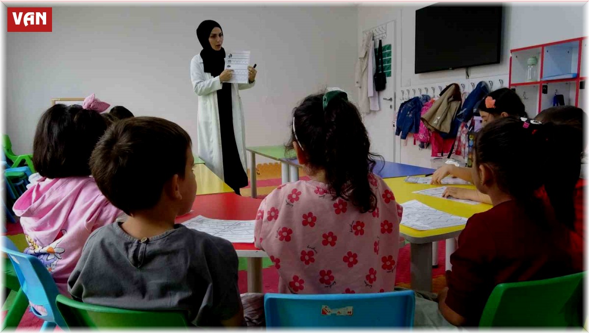Van'da miniklere dini değerler ve anaokulu eğitimi bir arada veriliyor