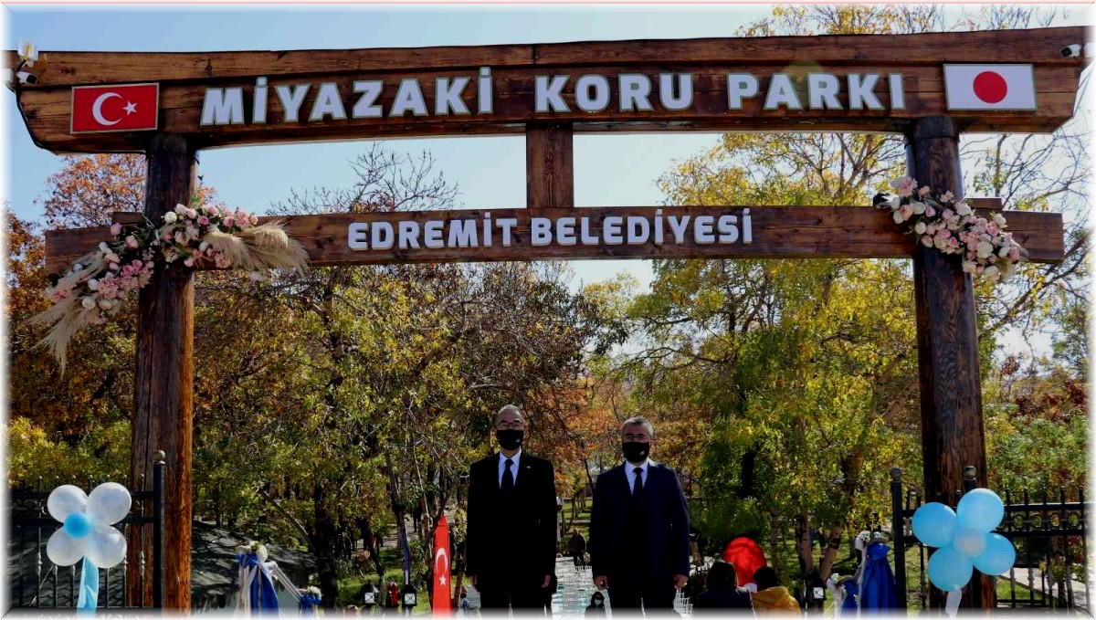 Van'da Miyazaki Koru Parkı açıldı