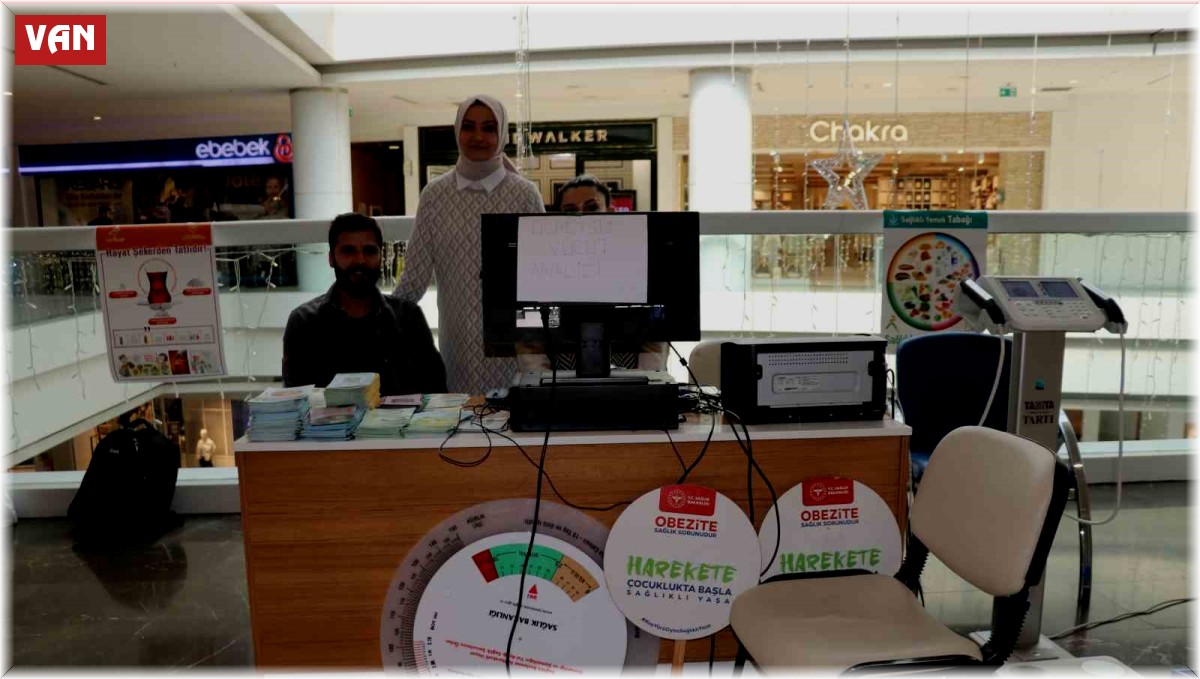Van'da obezite ile mücadele standı kuruldu