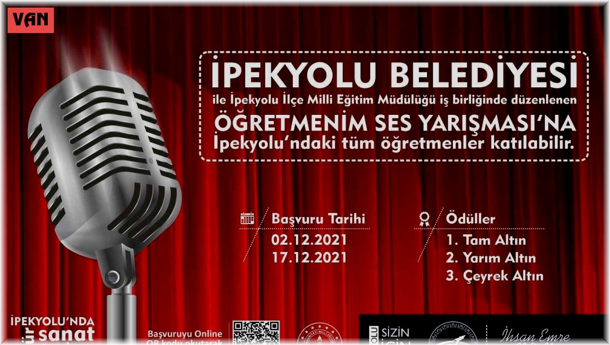 Van'da öğretmenler arası ses yarışması