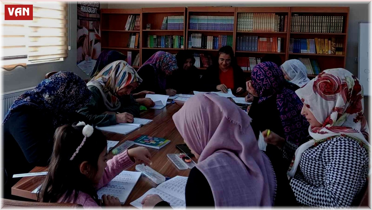 Van'da okuma yazma kurslarına yoğun ilgi