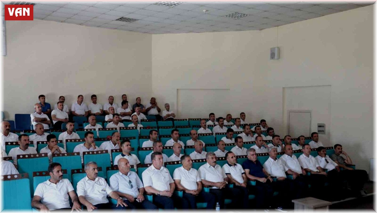Van'da otobüs şoförlerine ilk yardım semineri