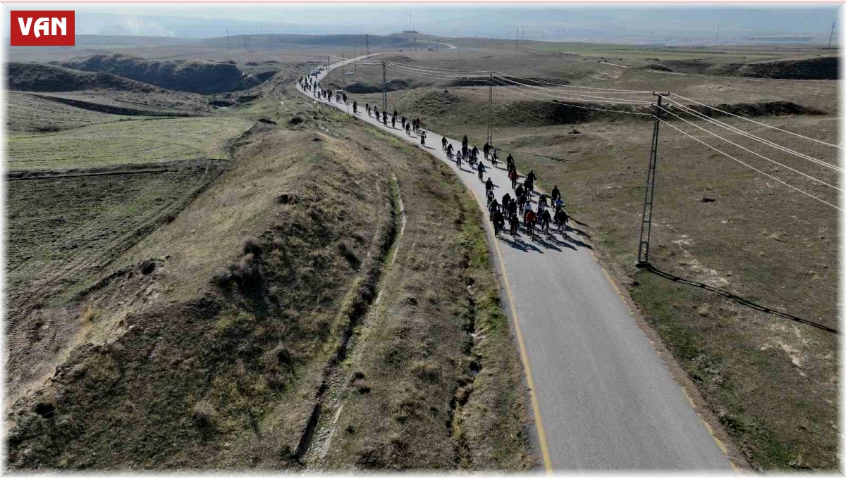 Van'da "PedalVan" projesiyle sağlıklı yaşam bisiklet turu düzenlendi