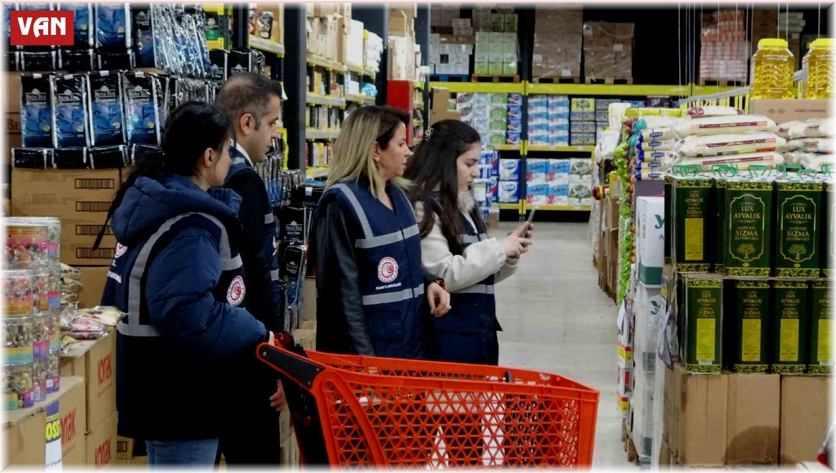 Van'da Ramazan ayı öncesi market denetimi