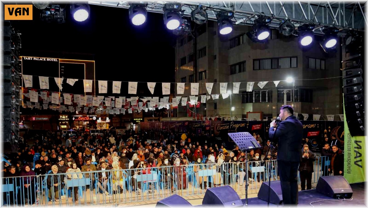 Van'da Ramazan etkinlikleri tüm güzelliğiyle sürüyor