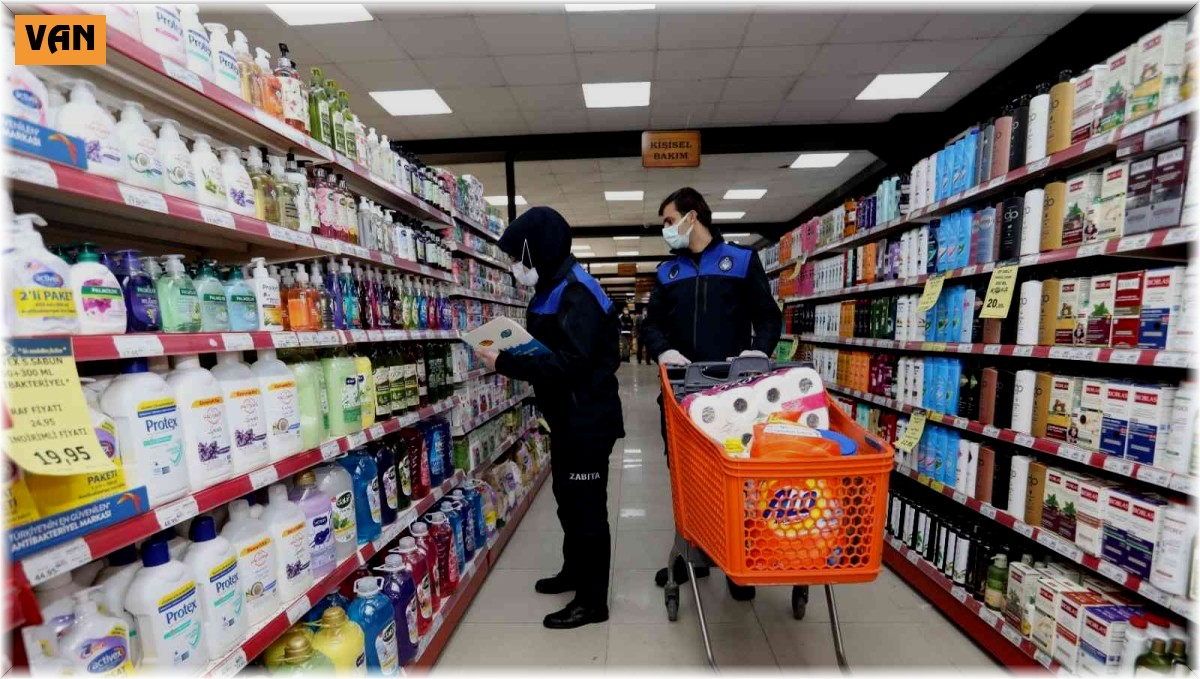 Van'da reyon ve kasadaki fiyat farkı denetlendi