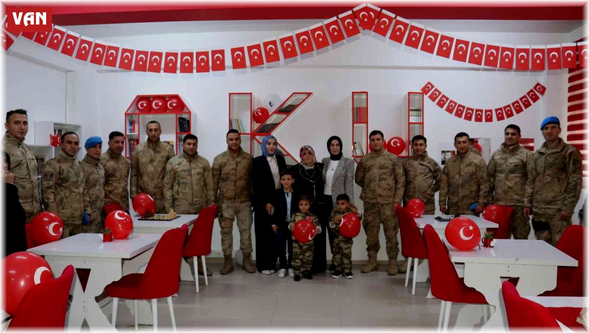 Van'da Şehit Osman Akbaş adına kütüphane oluşturuldu