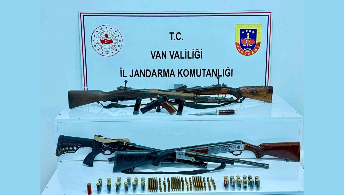 Van'da silah ele geçirildi: 1 gözaltı