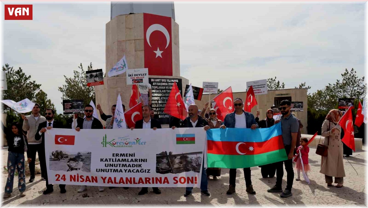 Van'da, sözde 'Ermeni Soykırımı Anma Günü' programlarına tepki