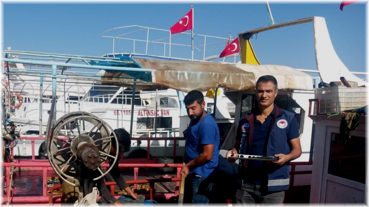 Van'da su ürünleri denetimi